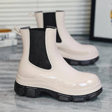 Botas cortas de mujer – Impermeables – Fáciles de poner – Suela antideslizante