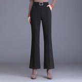 Pantalones ajustados de cintura alta Léa | Pantalones de corte slim