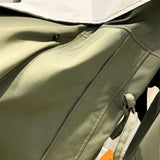 Chaqueta bicolor elegante, oversize y funcional para mujer