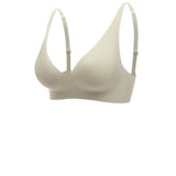 Sujetador de mujer – Sin costuras – Cuello en V – Tirantes anchos – Comodidad transpirable