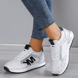 Zapatillas deportivas para mujer – Perfil bajo – Tejido transpirable – Ajuste deportivo cómodo