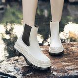 Botas cortas de mujer – Impermeables – Fáciles de poner – Suela antideslizante