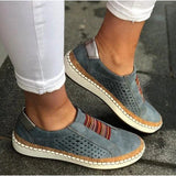 Zapatos sin cordones para mujer – Comodidad ortopédica – Parte superior transpirable – Suela flexible