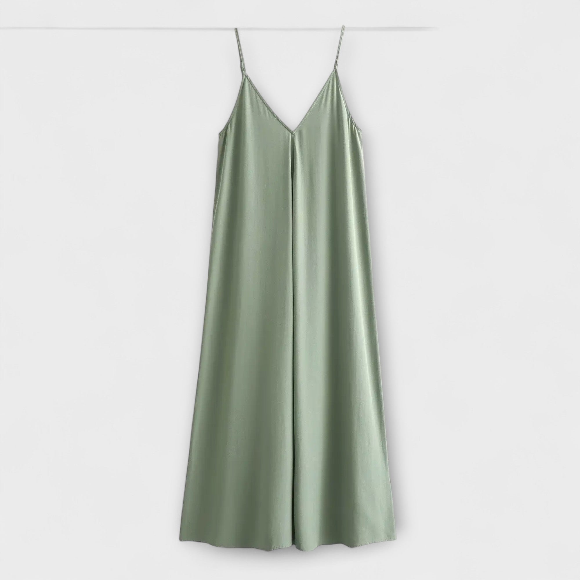 Maxi vestido sin mangas