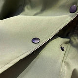 Chaqueta bicolor elegante, oversize y funcional para mujer