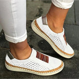 Zapatos sin cordones para mujer – Comodidad ortopédica – Parte superior transpirable – Suela flexible
