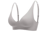 Sujetador de mujer – Sin costuras – Cuello en V – Tirantes anchos – Comodidad transpirable