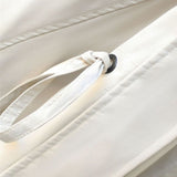 Chaqueta bicolor elegante, oversize y funcional para mujer