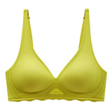 Sujetador de mujer – Sin costuras – Sujeción ligera – Tejido transpirable – Diseño calado