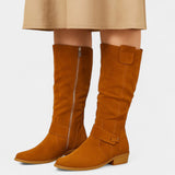 BelleVie – Botas de ante elegantes
