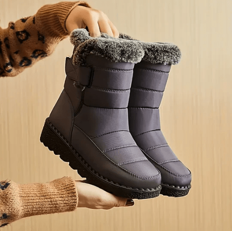 Botines de mujer – Acolchados – Forro de pelo – Suela antideslizante