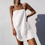 Vestido informal para mujer – Corte holgado – Tirantes finos – Tejido ligero y transpirable