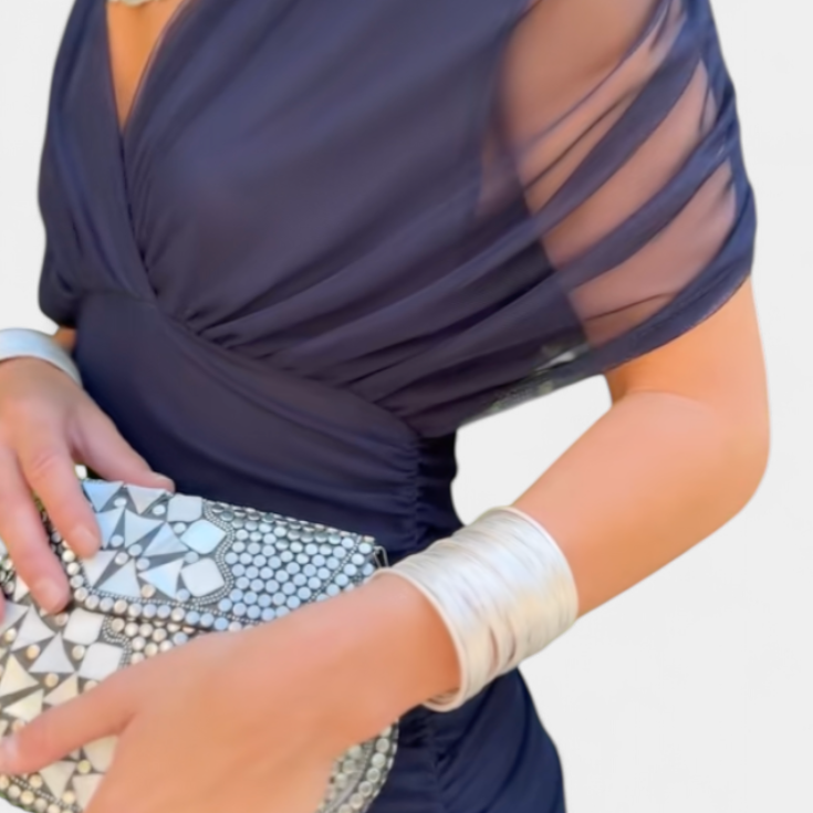 Eryzziah – Vestido elegante con estampado floral