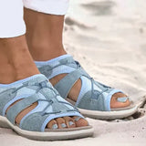 Sandalias de Mujer – Confort Ortopédico – Piel Suave – Suela Antideslizante – Ajustable