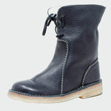 Botas de cuero impermeables con forro de lana