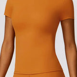 Conjunto deportivo para mujer: leggings moldeadores y camiseta ajustada, transpirable y elástico.