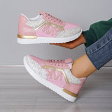 Zapatillas deportivas para mujer – Perfil bajo – Tejido transpirable – Ajuste deportivo cómodo
