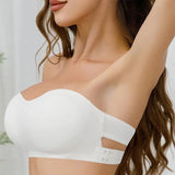 Sujetador sin tirantes para mujer – Push-up esculpidor – Soporte antideslizante – Acabado invisible