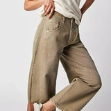 Jean Lara - Pantalón holgado para mujer, cómodo y transpirable.