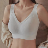 Sujetador push-up para mujer – Sin aros – Relleno extraíble – Ajuste elástico