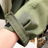 Chaqueta bicolor elegante, oversize y funcional para mujer