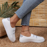 Zapatillas deportivas para mujer - Cómodas sin cordones - Suela antideslizante - Tiras elásticas ajustables