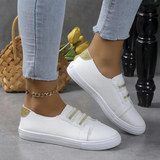 Zapatillas deportivas para mujer - Cómodas sin cordones - Suela antideslizante - Tiras elásticas ajustables