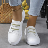 Zapatillas deportivas para mujer - Cómodas sin cordones - Suela antideslizante - Tiras elásticas ajustables