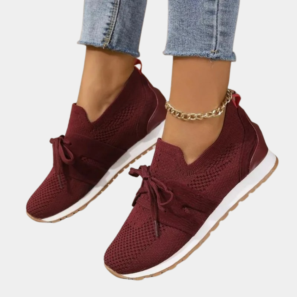 Zapatillas deportivas para mujer - Cómodas sin cordones - Tejido transpirable - Suela antideslizante