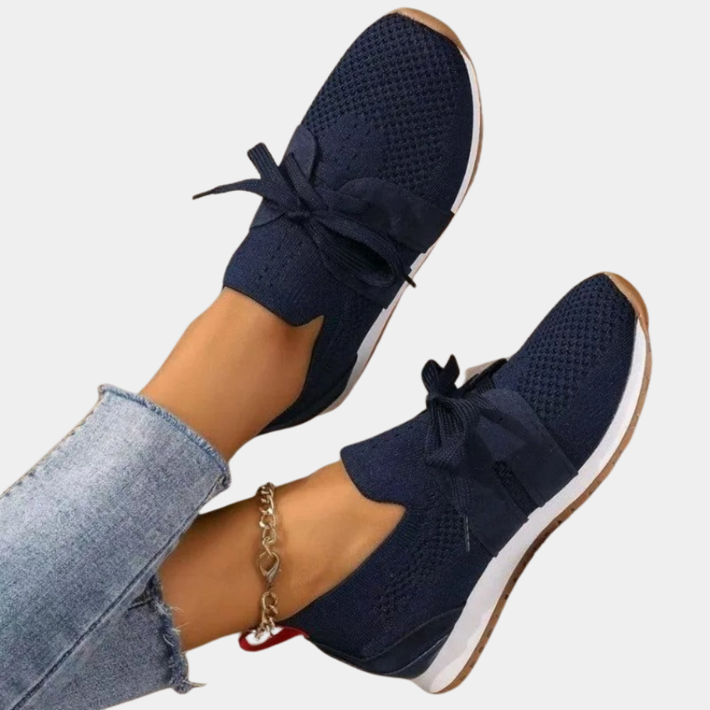 Zapatillas deportivas para mujer - Cómodas sin cordones - Tejido transpirable - Suela antideslizante