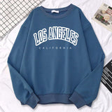 Sudadera oversize para mujer – algodón – estampado gráfico – cuello redondo – corte holgado
