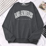Sudadera oversize para mujer – algodón – estampado gráfico – cuello redondo – corte holgado