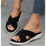 Sandalias de mujer – Punta abierta – Soporte elástico – Suela cómoda – Estilo casual