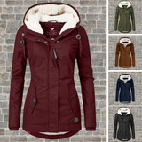 Parka cálida, práctica y elegante para mujer.