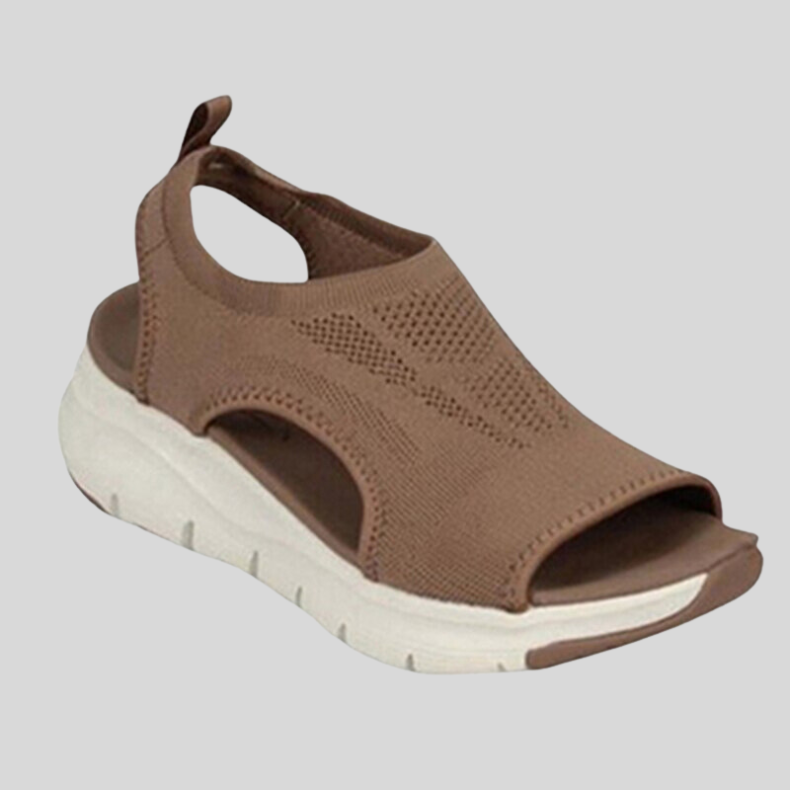 Sandalias de mujer - Transpirables con suela gruesa y cómoda - Punta abierta, estilo deportivo informal