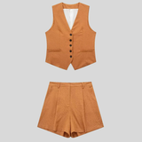 Thea - Conjunto casual de verano en algodón suave