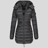 Alienor - Chaqueta acolchada cálida con capucha