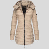 Alienor - Chaqueta acolchada cálida con capucha