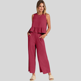 Navidad - Elegante conjunto de dos piezas de algodón
