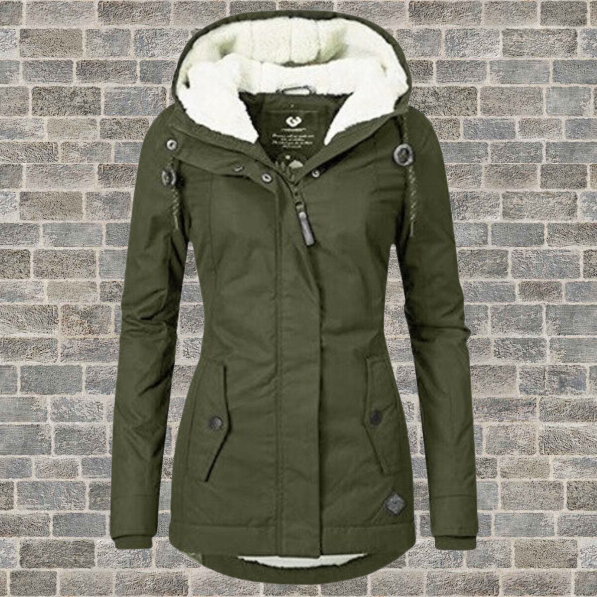 Parka cálida, práctica y elegante para mujer.