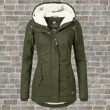 Parka cálida, práctica y elegante para mujer.