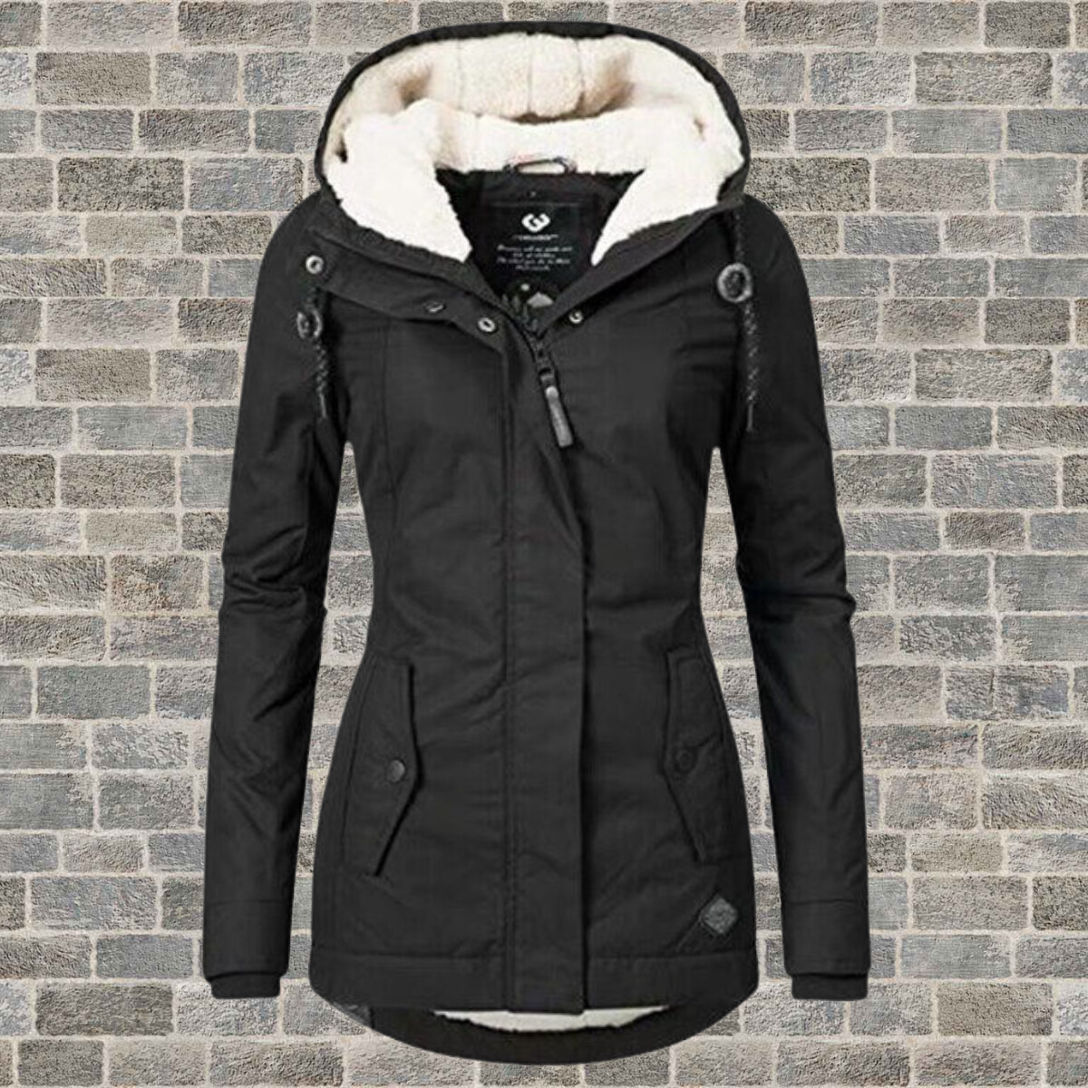Parka cálida, práctica y elegante para mujer.
