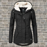 Parka cálida, práctica y elegante para mujer.