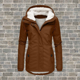 Parka cálida, práctica y elegante para mujer.