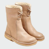 Botas de cuero impermeables con forro de lana