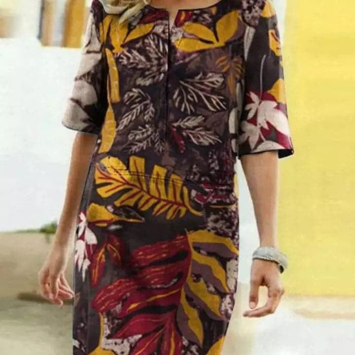 Fanny - Vestido de diseño con medias mangas