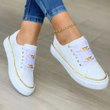 Zapatillas deportivas de mujer Cina: elegancia con un toque dorado