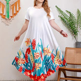 Kara - Vestido de pierna ancha con estampado colorido
