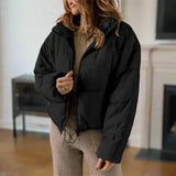 Chaqueta acolchada elegante, cómoda, versátil y acogedora para mujer.