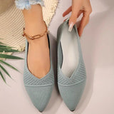 Zapatos planos para mujer - Punta elegante - Tejido transpirable - Comodidad para el día a día
